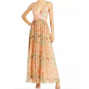 ROCOCO SAND Floral Lace Maxi Dress New With Tags Size XS